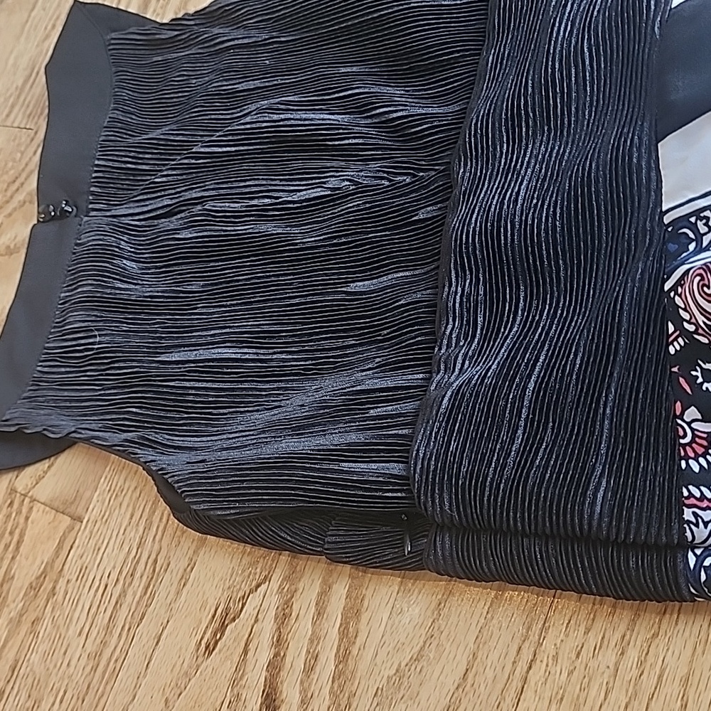 (2) NWT Ricki's Black and Pink Formal Dress Vacation Summer Paisley Cutout Wow - Picture 11 of 11
